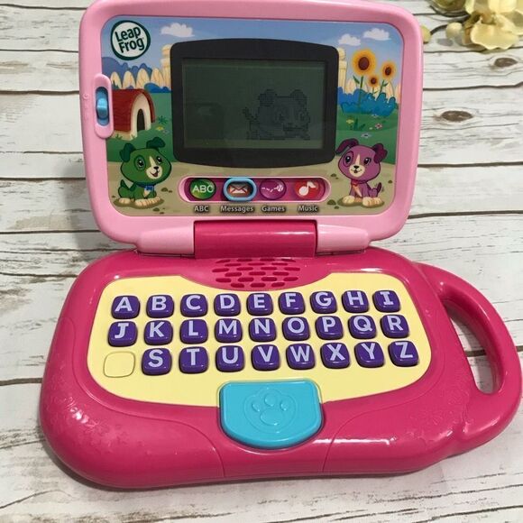 LeapFrog My Own Leaptop Laptop Toy Pink Computer Learning Games - Picture 4 of 8